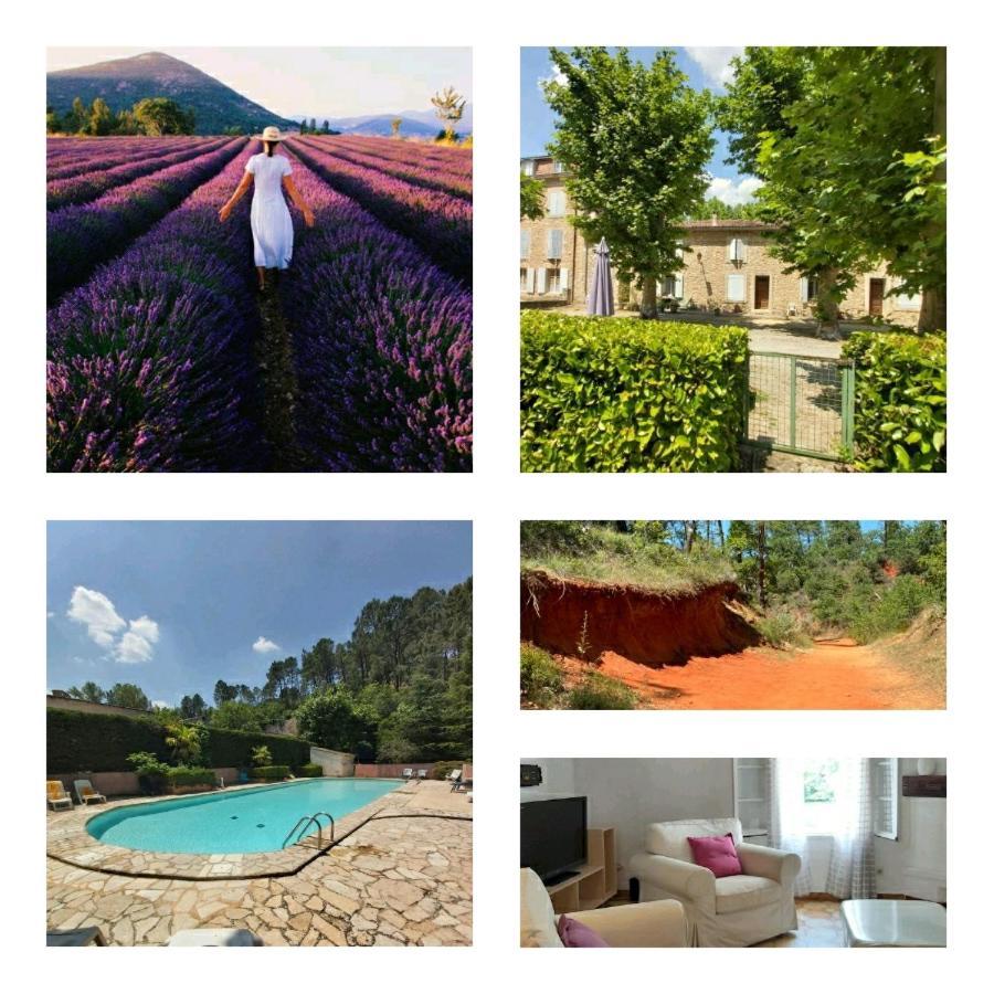 Eblouissant Appartement Au Calme D'Une Residence Avec Piscine Idealement Situe Au Pied Du Colorado Provencal Dans Le Prestigieux Luberon Рюстрель Екстер'єр фото